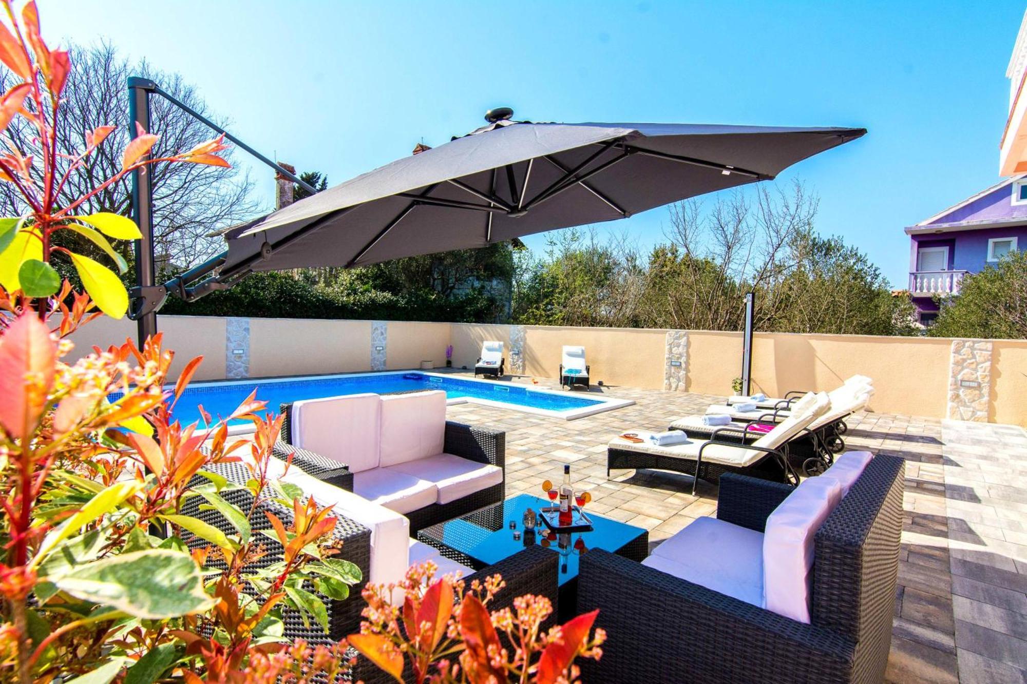 Family Friendly Pool House Ana - Happy Rentals Bibinje Εξωτερικό φωτογραφία
